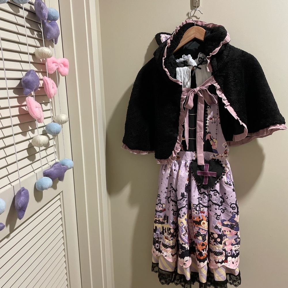 Cat Halloween cosplay Lolita set